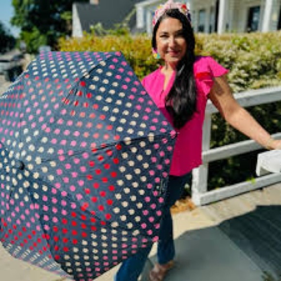 Kate spade orchard apple dotted  Umbrella - Picture 6 of 8